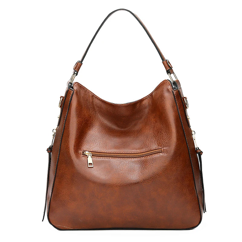 Bolsa Hobo em Couro
