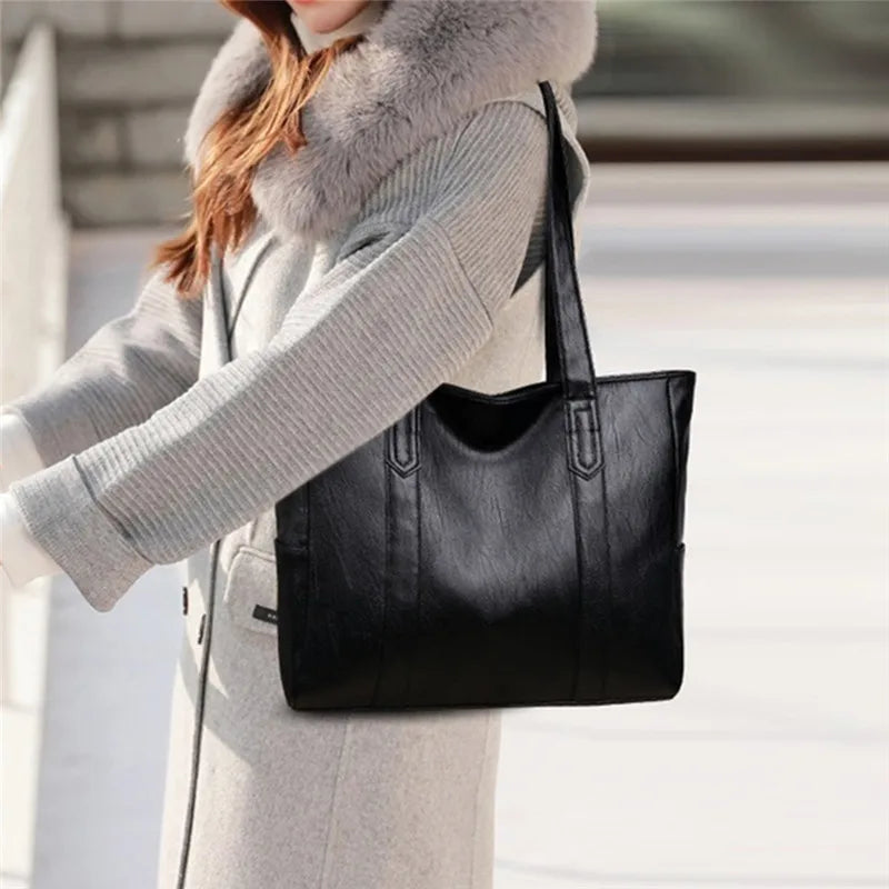 Bolsa Tote de Couro PU