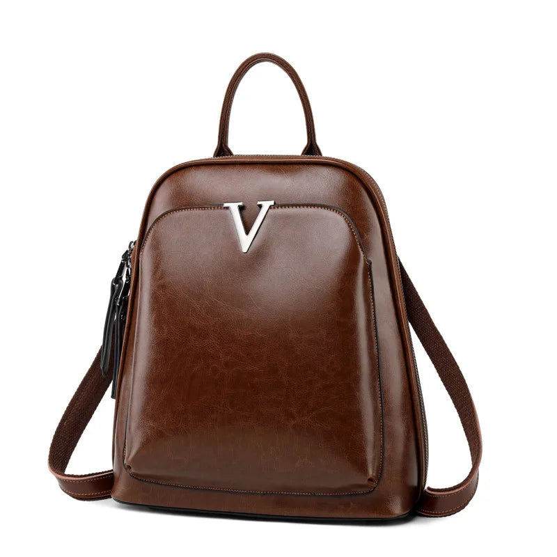 Mochila em Couro Elegante
