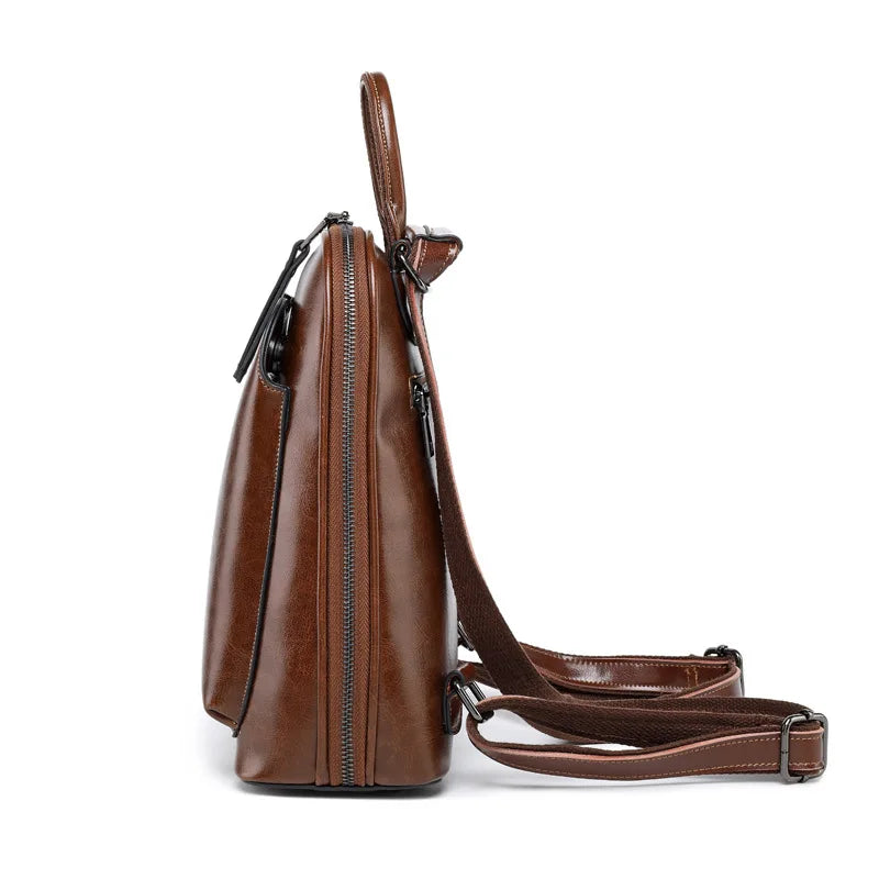 Mochila em Couro Elegante