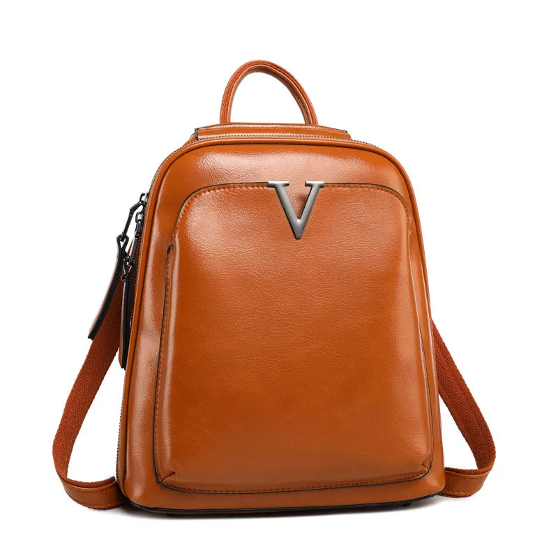 Mochila em Couro Elegante