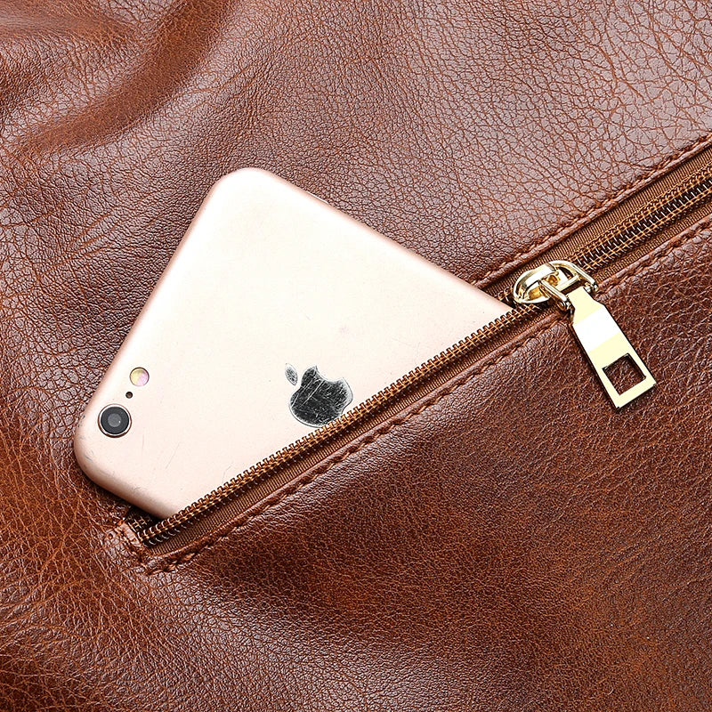 Bolsa Hobo em Couro