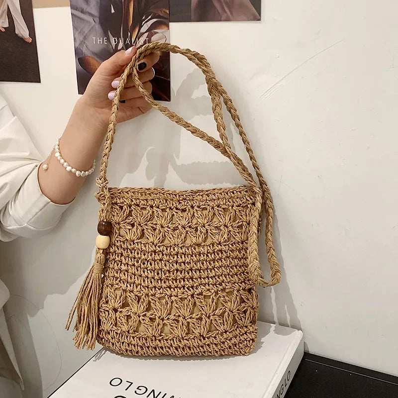 Bolsa de Palha Boho