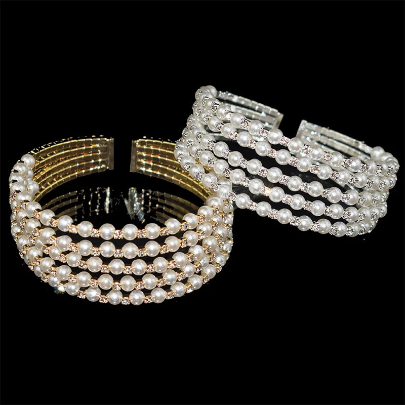 Pulseira Cristal e Pérola