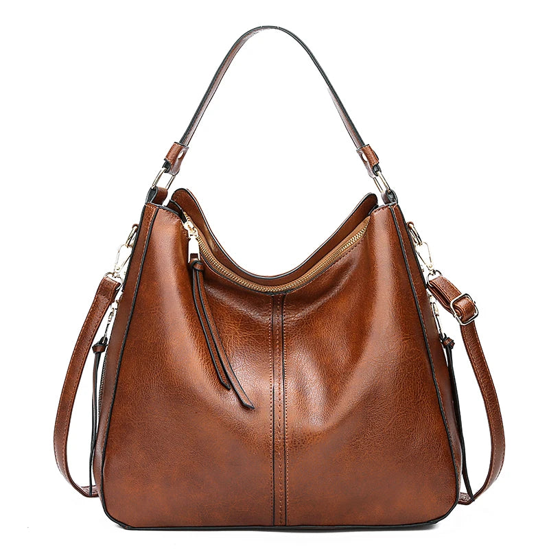 Bolsa Hobo em Couro