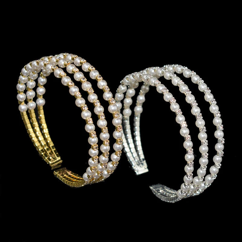 Pulseira Cristal e Pérola