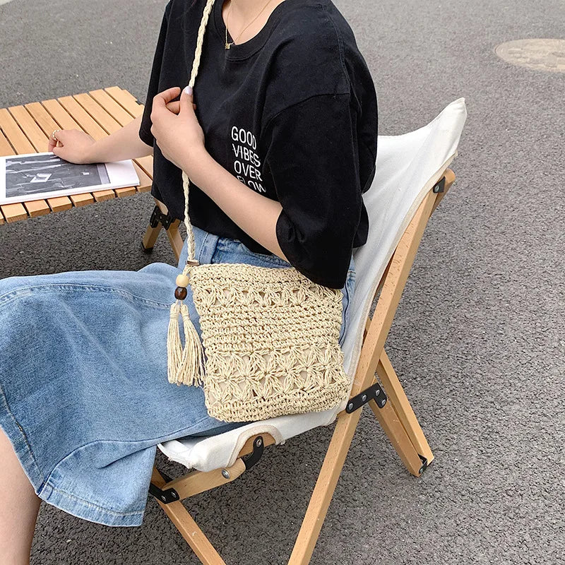 Bolsa de Palha Boho