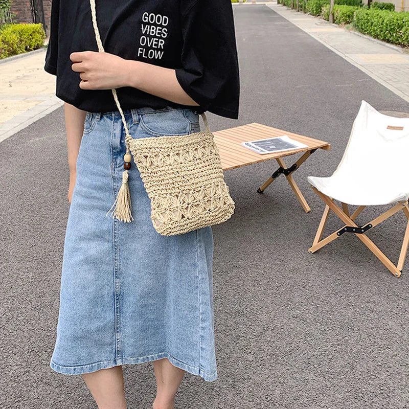 Bolsa de Palha Boho