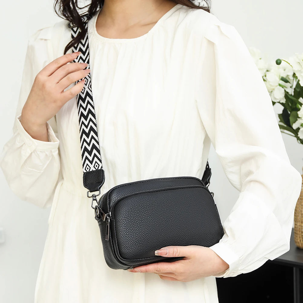 Bolsa Transversal de Couro