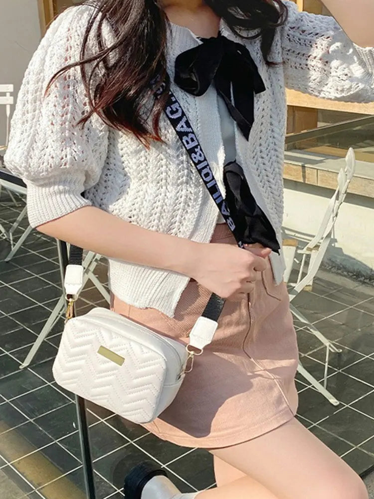 Bolsa Couro Trançado
