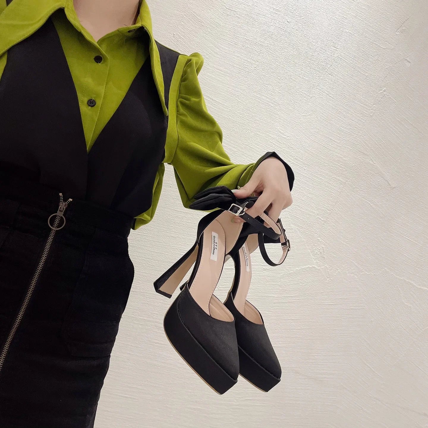 Scarpin Laço