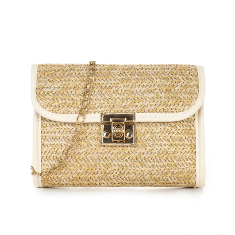 Bolsa de Palha Elegante