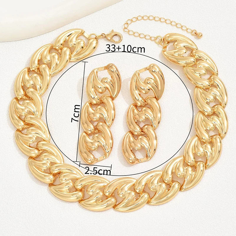 Conjunto Colar e Brincos
