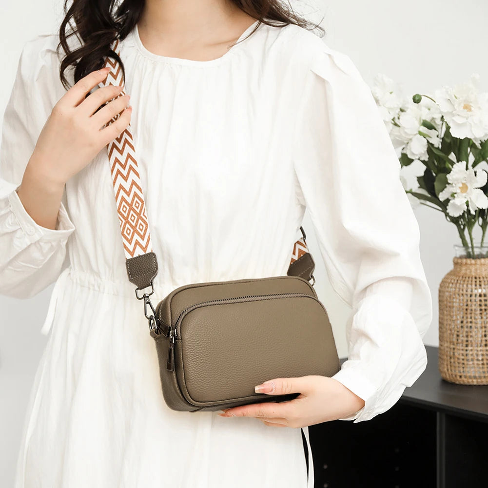 Bolsa Transversal de Couro