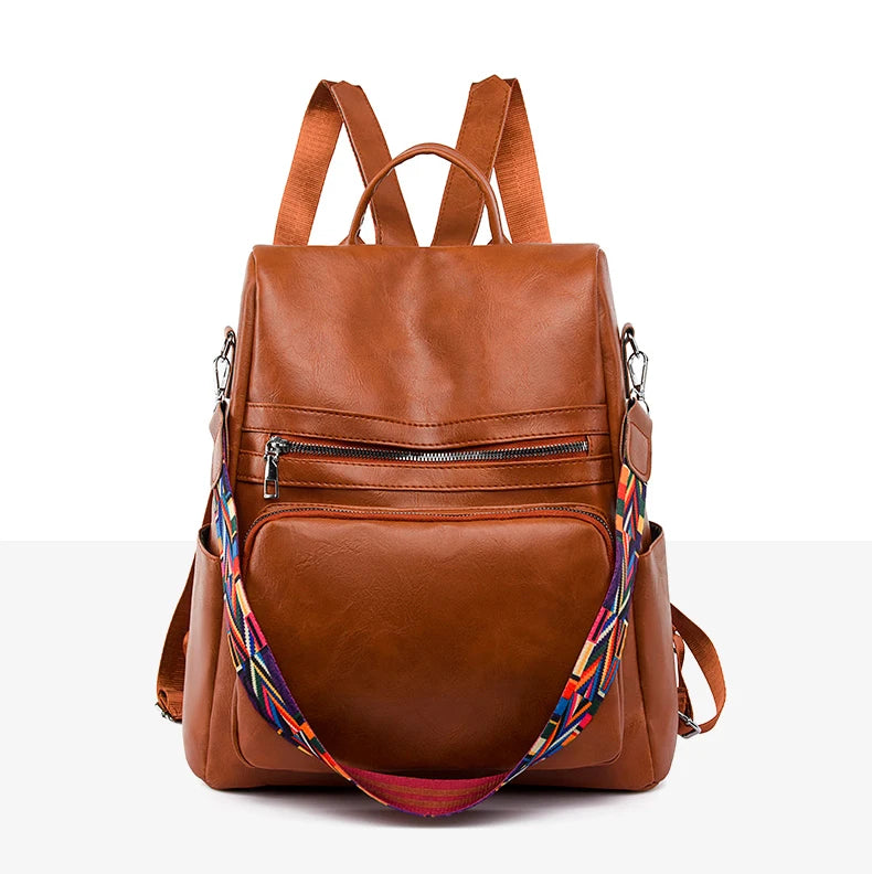 Mochila de Couro Elegante