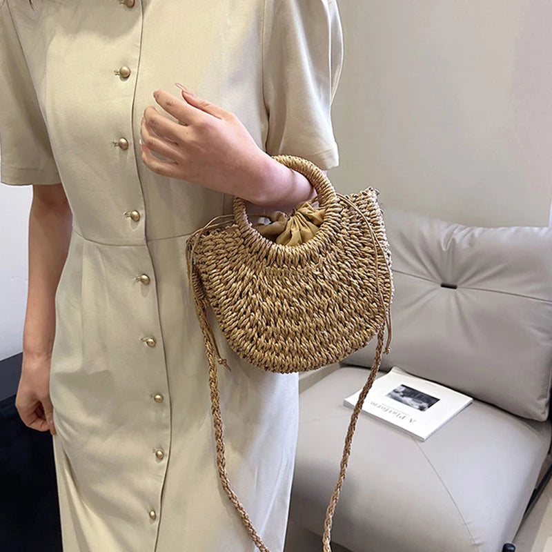 Bolsa de Palha Meia-Lua