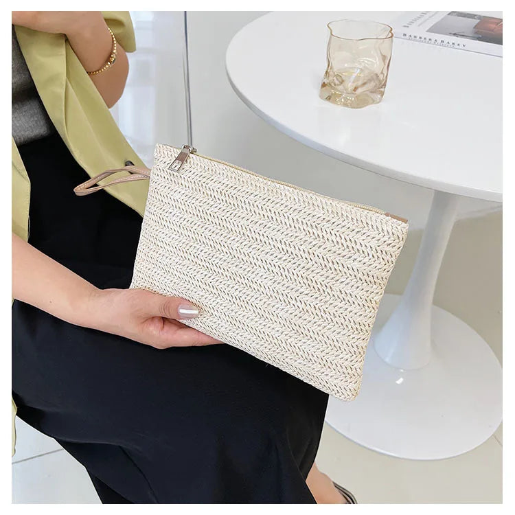 Bolsa de Palha Elegante