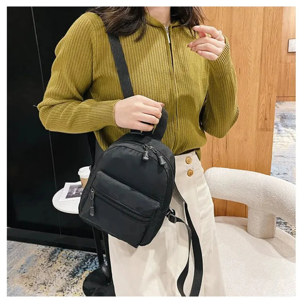 Mochila Nylon Preta