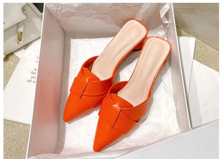 Sapatos de Salto Redondo Elegantes para Mulheres