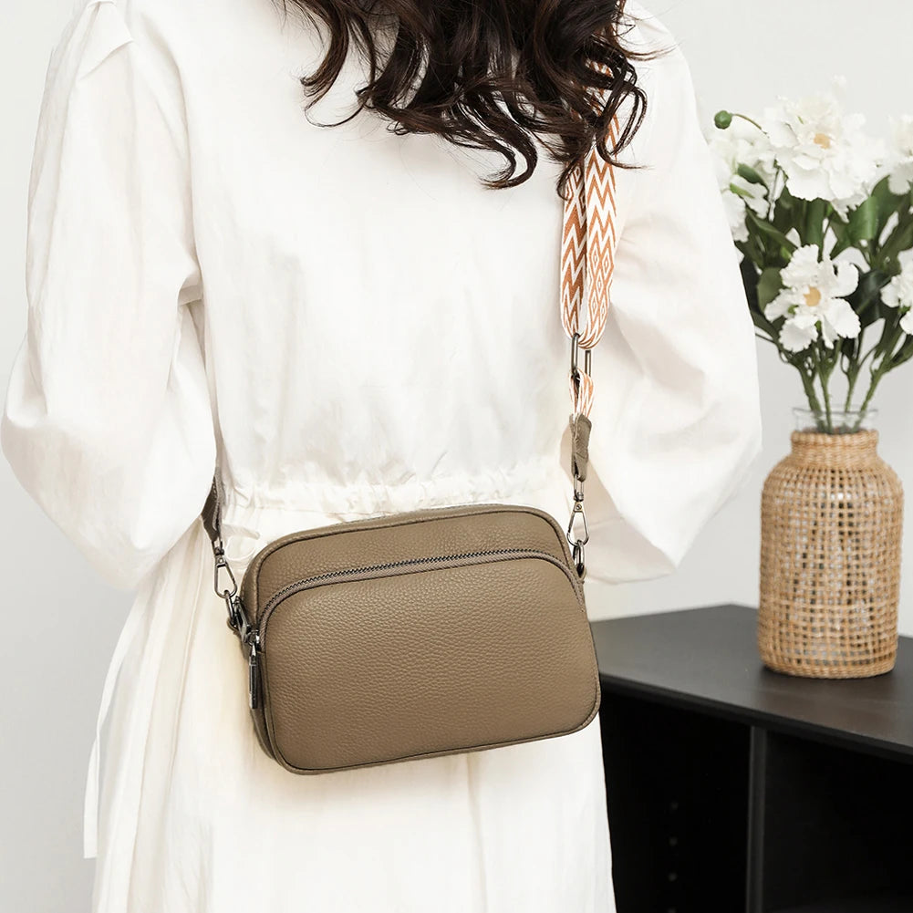 Bolsa Transversal de Couro