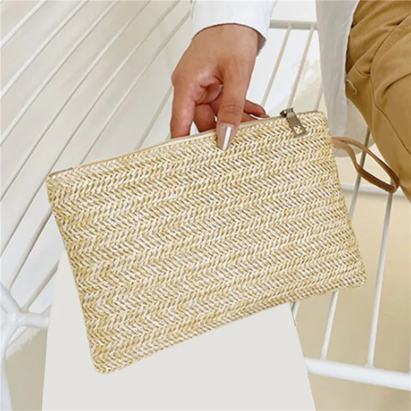Bolsa de Palha Elegante