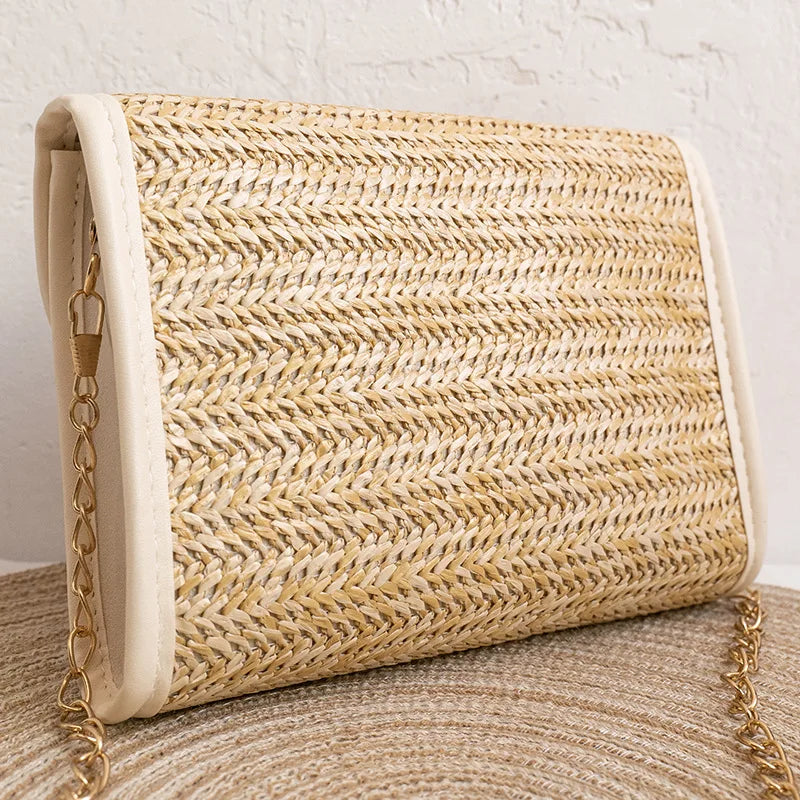 Bolsa de Palha Elegante
