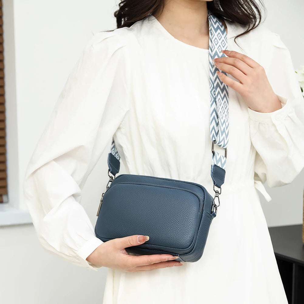 Bolsa Transversal de Couro