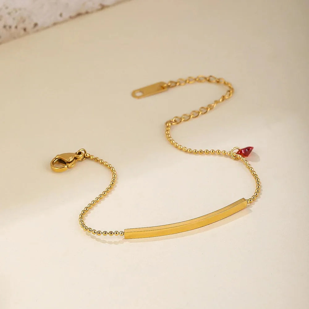 Pulseira Coração Vermelho