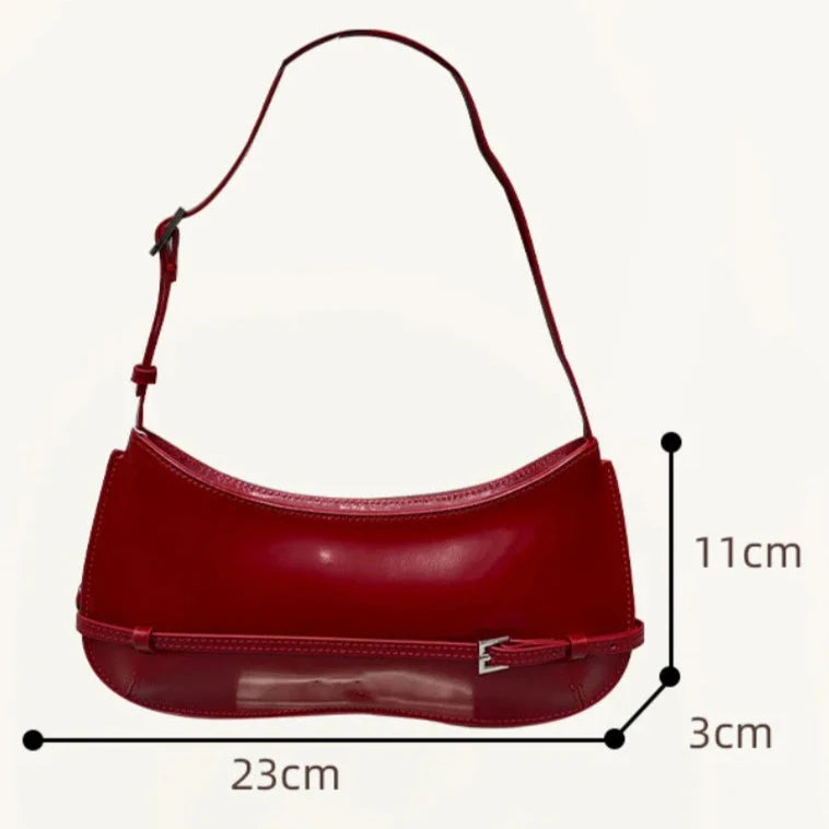 Bolsa Baguete Vermelha