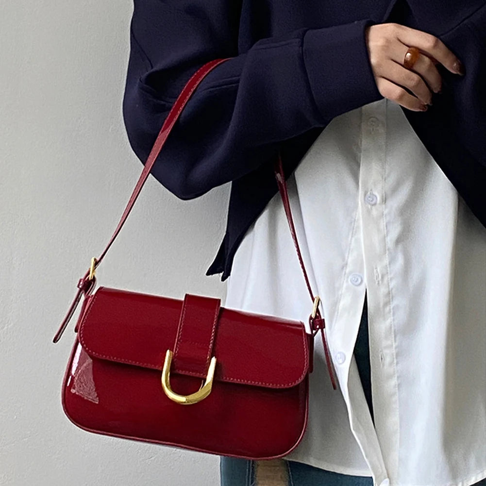 Bolsa Baguete Couro