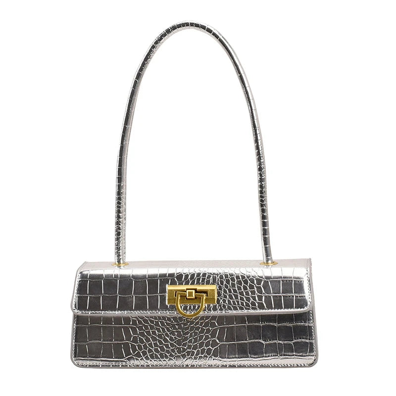 Bolsa Baguete Dourada