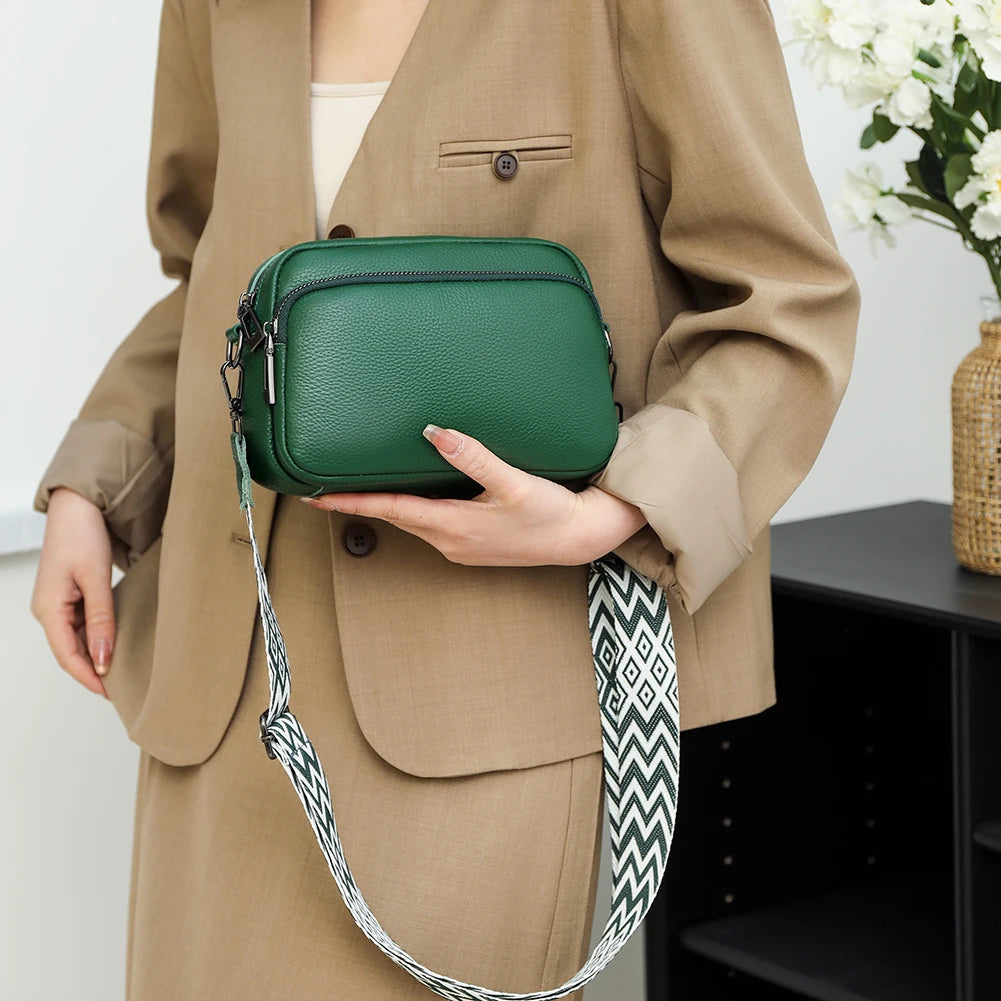 Bolsa Transversal de Couro
