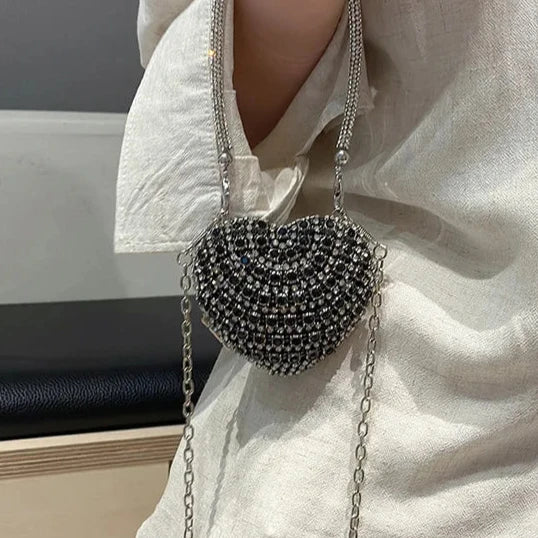 Bolsa de Cristal Coração