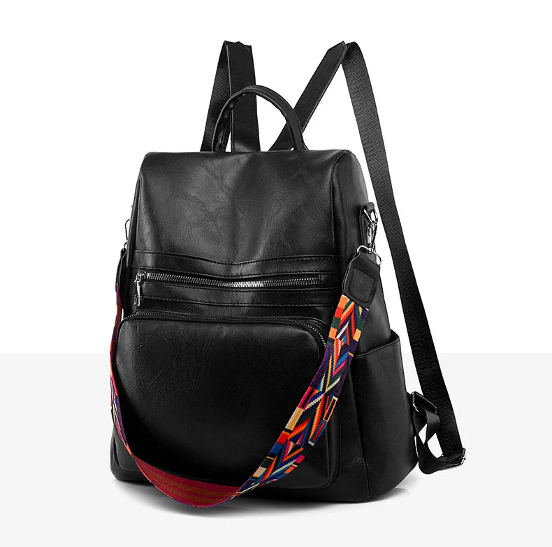 Mochila de Couro Elegante