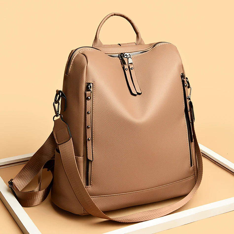 Mochila Couro Luxo