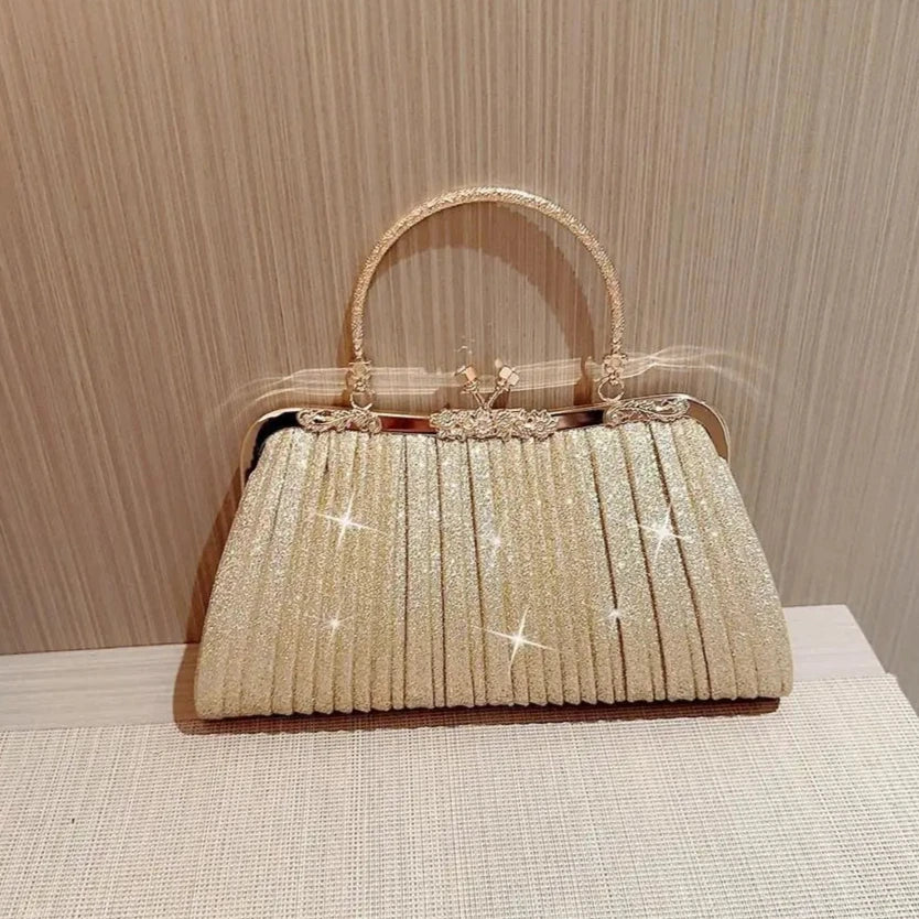 Bolsa de Festa Dourada