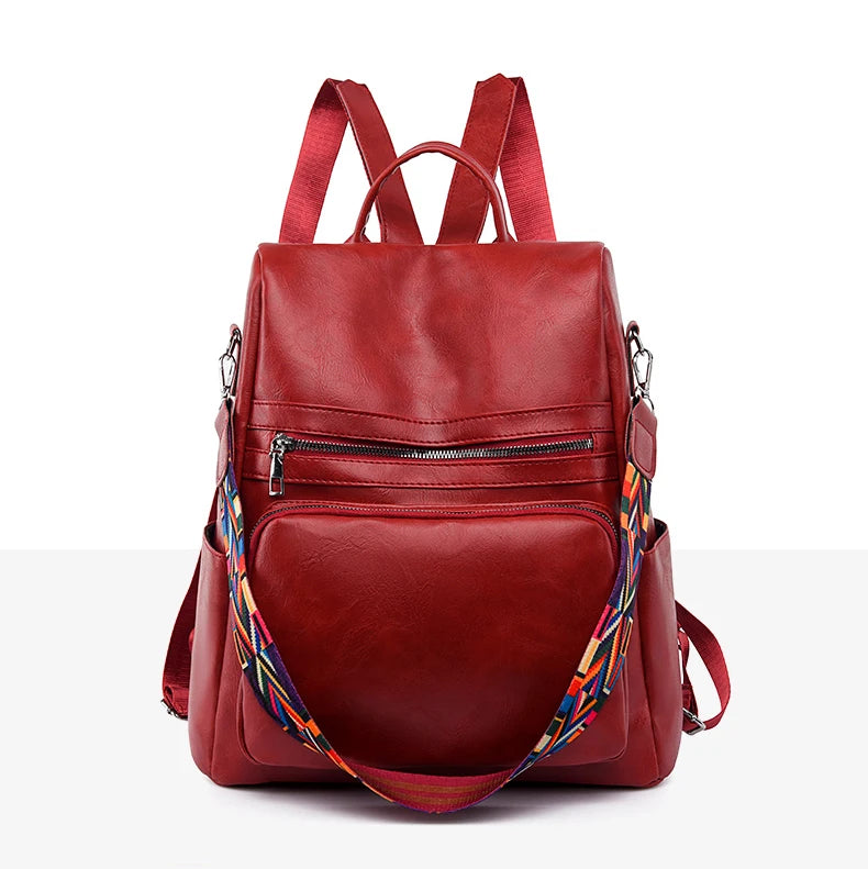 Mochila de Couro Elegante