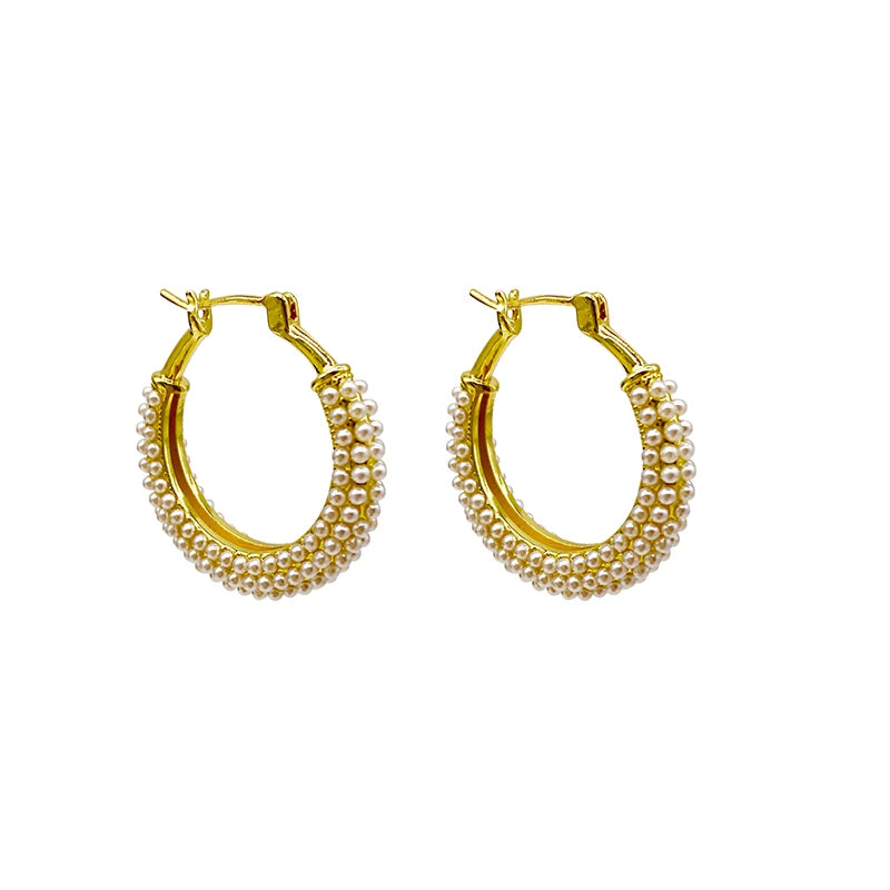 Argolas Pérola Elegantes