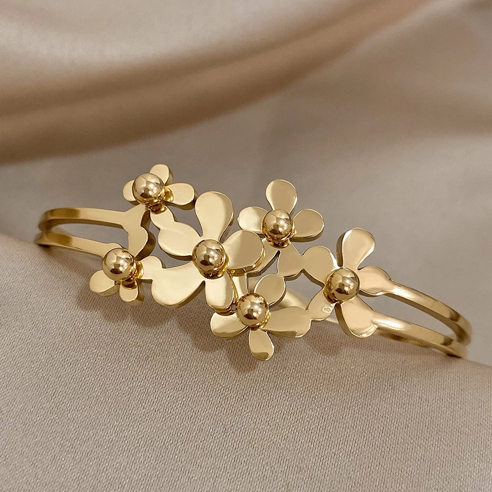 Pulseira Flores Elegante