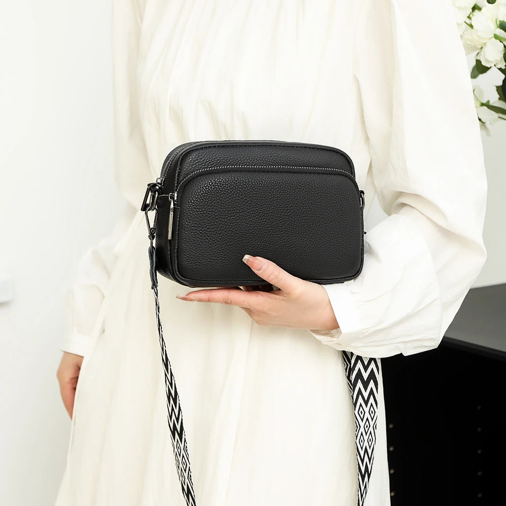 Bolsa Transversal de Couro