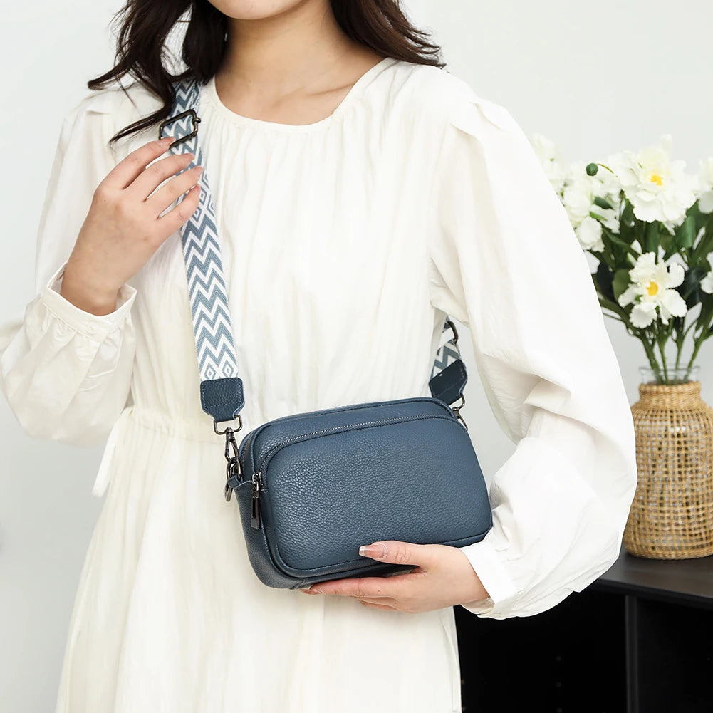 Bolsa Transversal de Couro