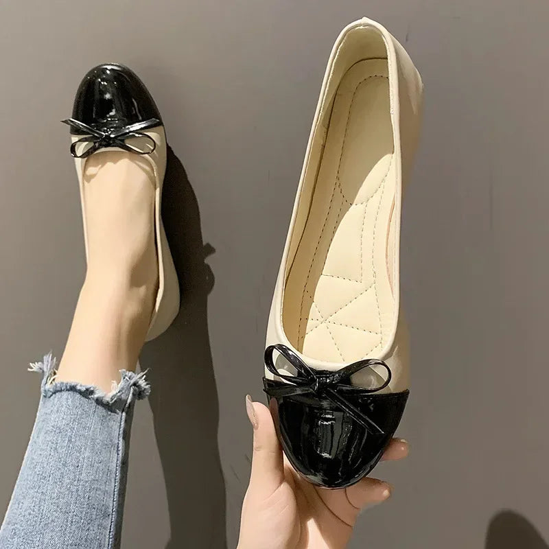 Sapatilhas em Couro Elegante
