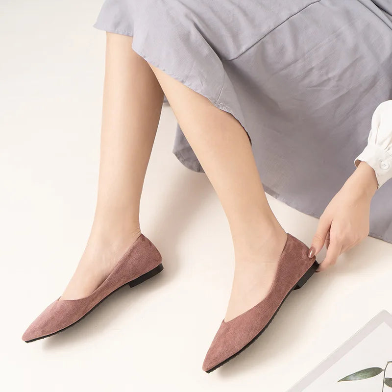 Tênis Feminino Casual com Bico Fino