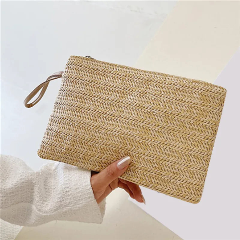 Bolsa de Palha Elegante