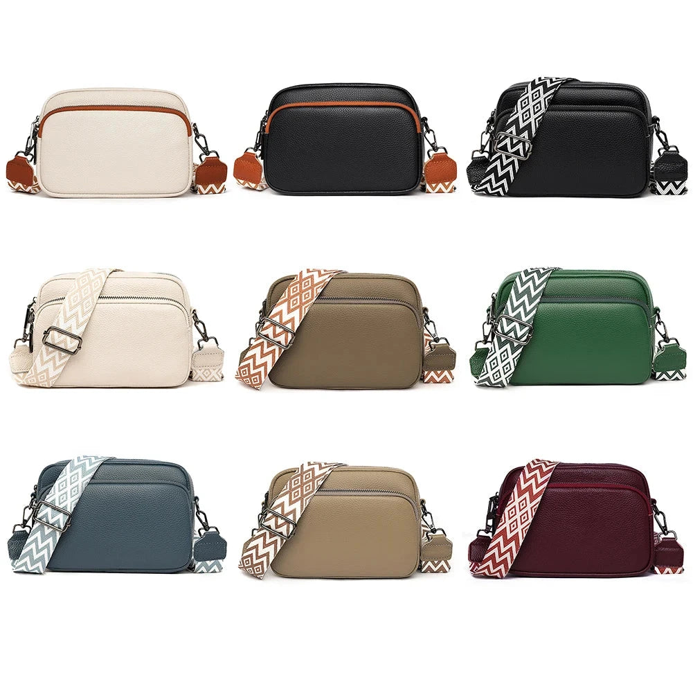 Bolsa Transversal de Couro