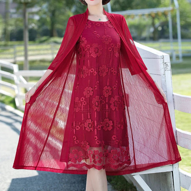 Vestido de Renda Feminino para Festas