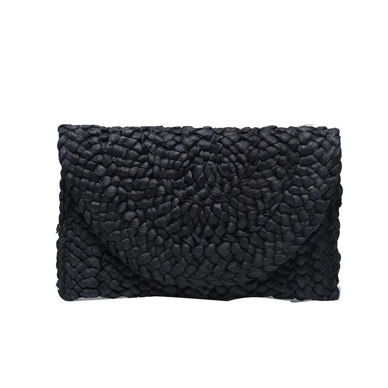 Bolsa Clutch de Palha