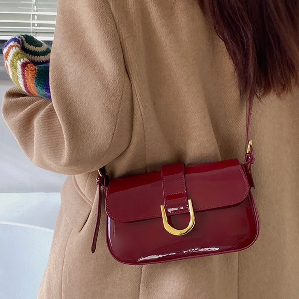 Bolsa Baguete Couro