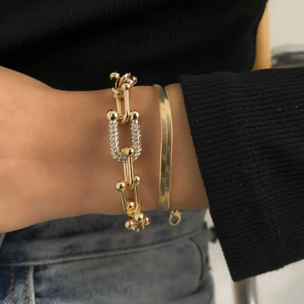 Pulseira de Cristal Charmosa