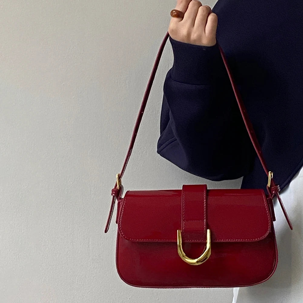 Bolsa Baguete Couro